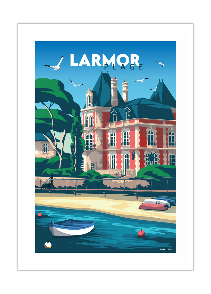 Affiche de la Villa Margaret de Larmor-Plage