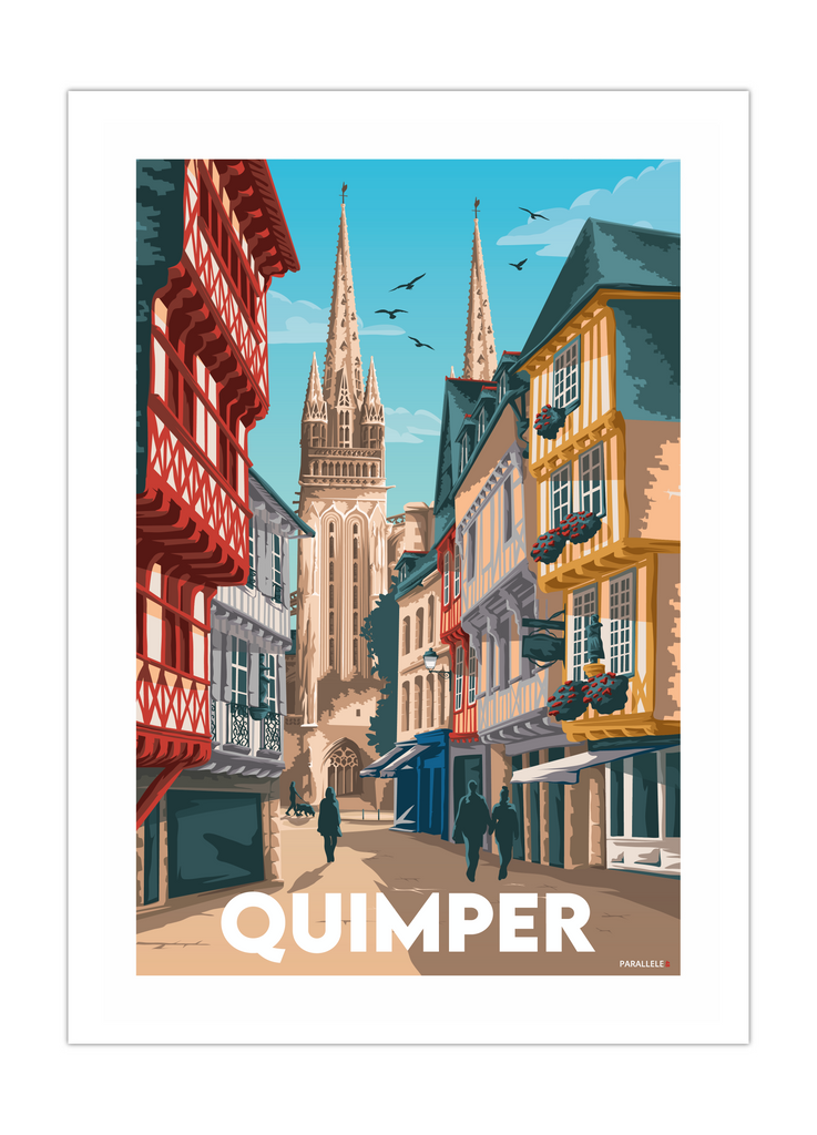 Affiche de la Cathédrale Saint-Corenthin de Quimper