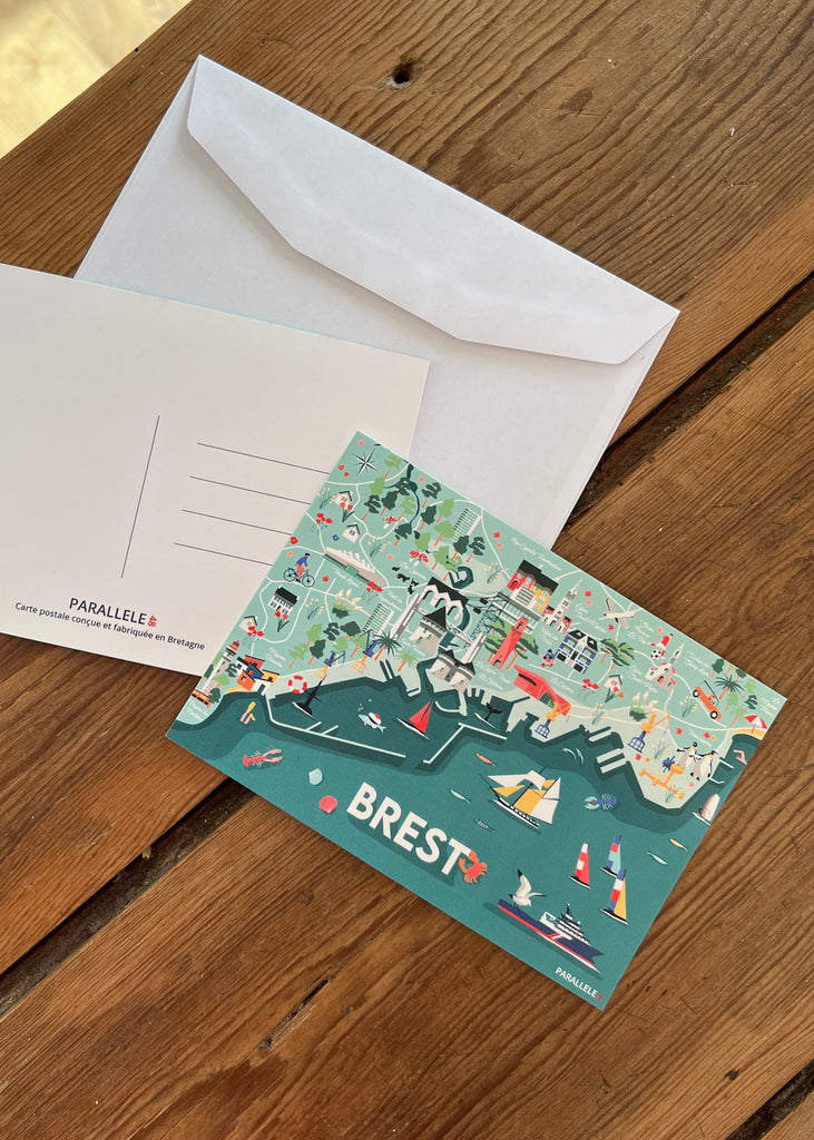 Carte postale de Brest