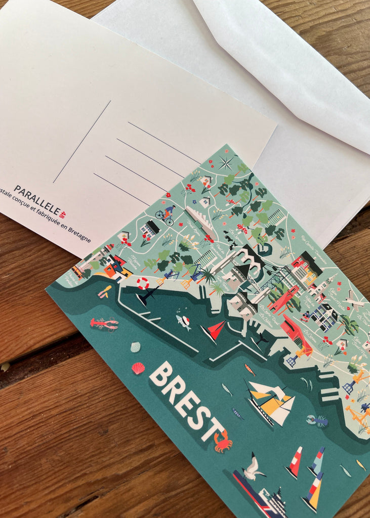 Carte postale de Brest
