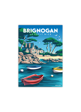 Carte postale de la Plage du Petit Nice à Brignogan