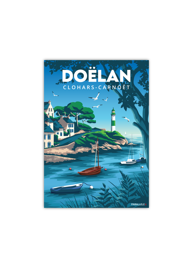 Carte Postale du Port de Doëlan à Clohars-Carnoët