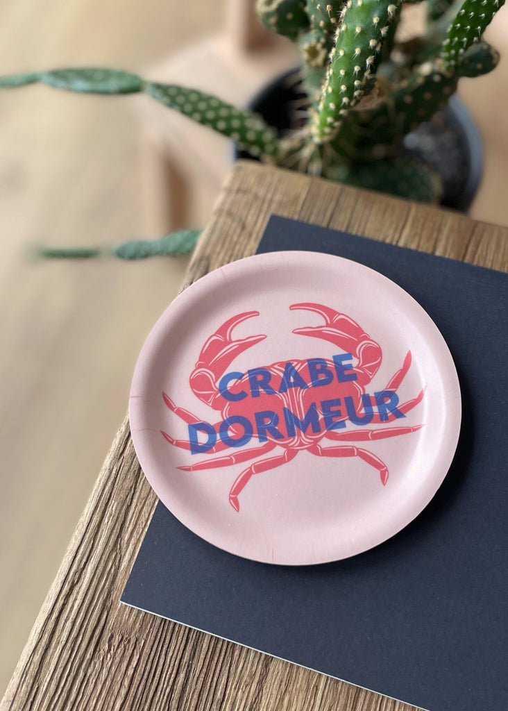 Mini plateau de diamètre 11 cm crée à Brest et fabriqué en Suède
