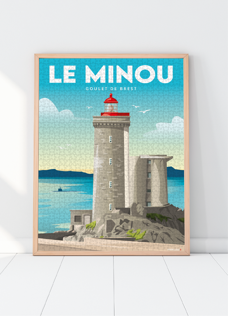Puzzle 1000 pièces du Phare du Minou à côté de Brest