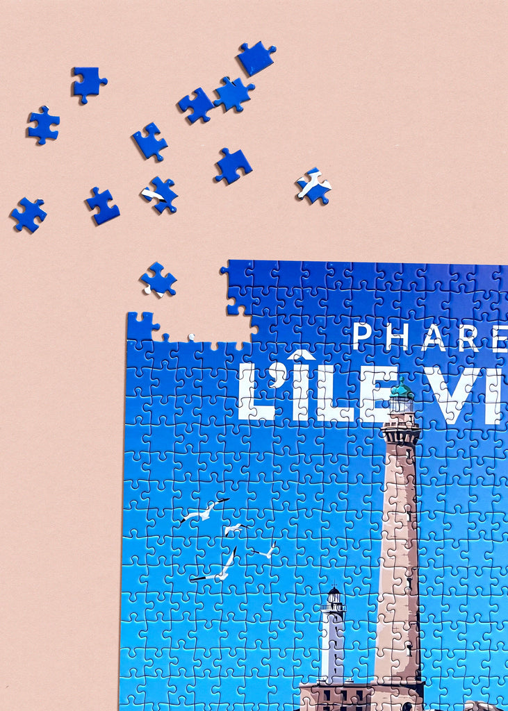 Puzzle 1000pièces du phare de l'Île Vierge à Plouguerneau