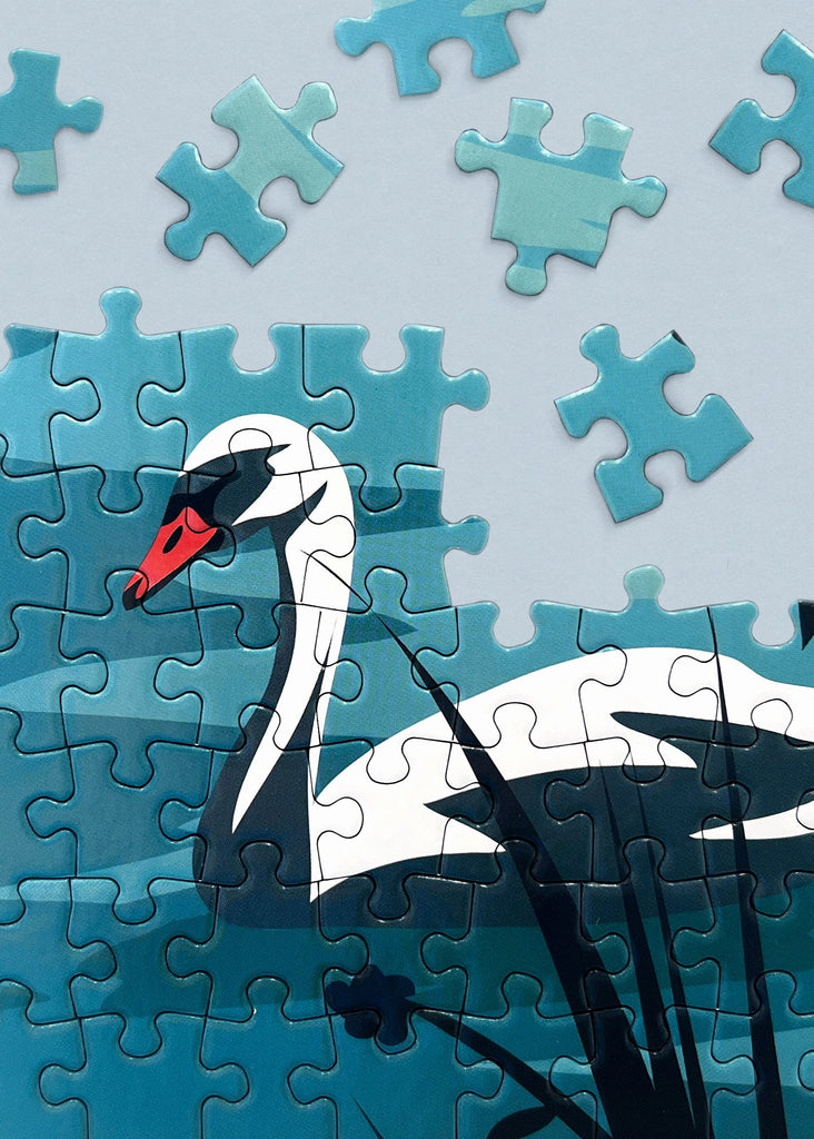 Puzzle 1000pièces du pont habité de Landerneau