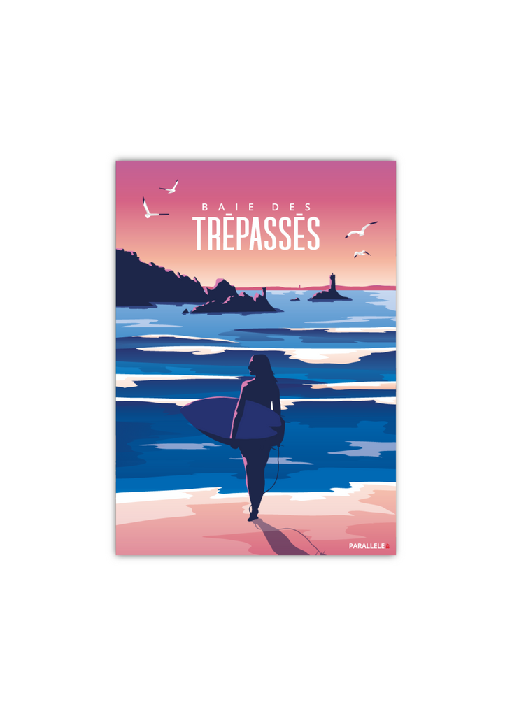 Carte postale de la Baie des Trépassés