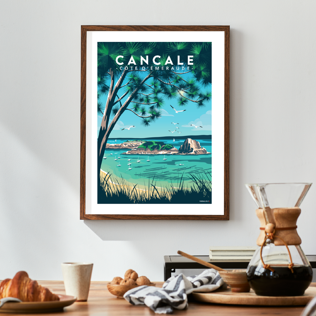 Affiche de l'île des Rimains à Cancale