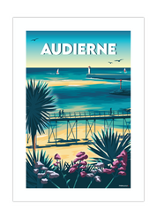 Affiche de la passerelle des Capucins à Audierne