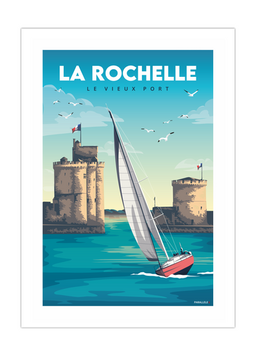 Affiche du Vieux Port de la Rochelle