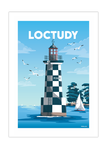 Affiche du Phare de la Perdrix à Loctudy