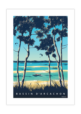 Affiche du Bassin d'Arcachon