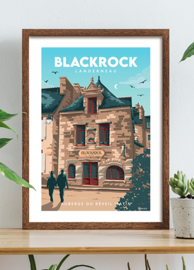 Affiche BlackRock Irish Pub Landerneau