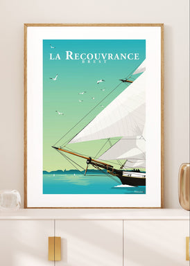 Affiche de la Recouvrance de Brest dans la rade