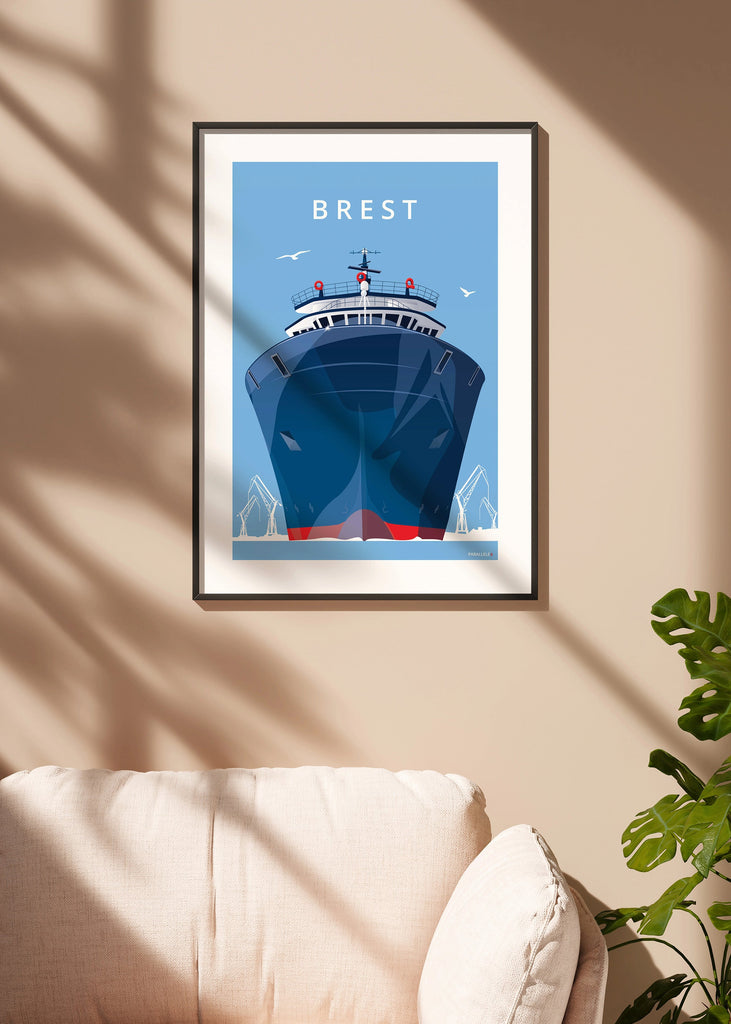 Affiche de l'Abeille Bourbon à Brest