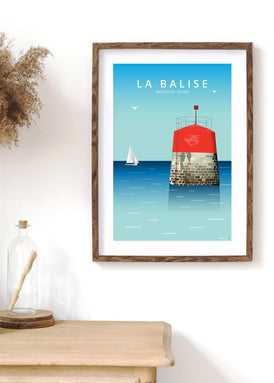 Affiche de la Balise de Brignogan-Plages