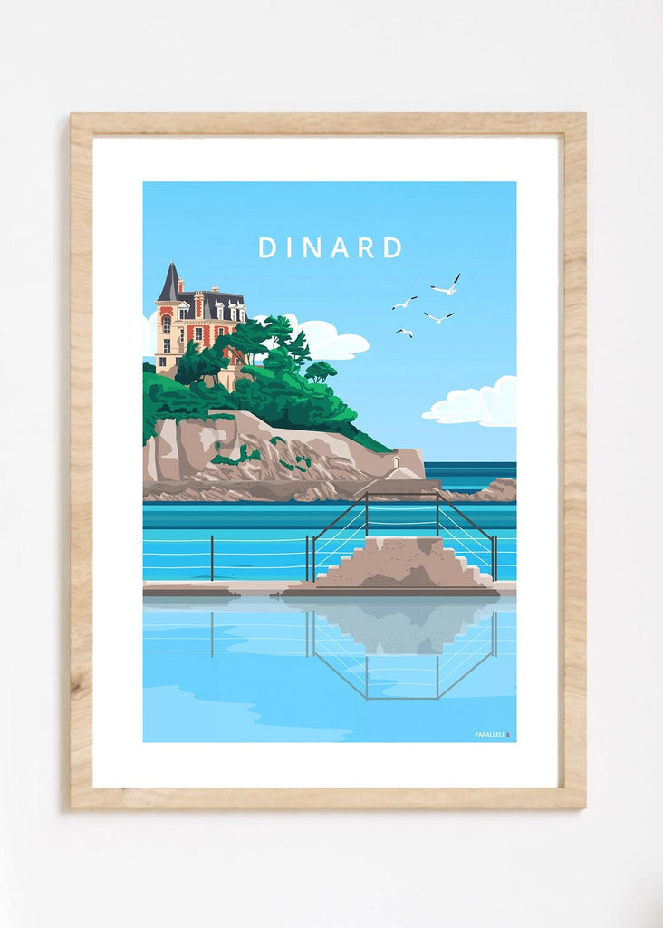 Affiche du plongeoir de Dinard