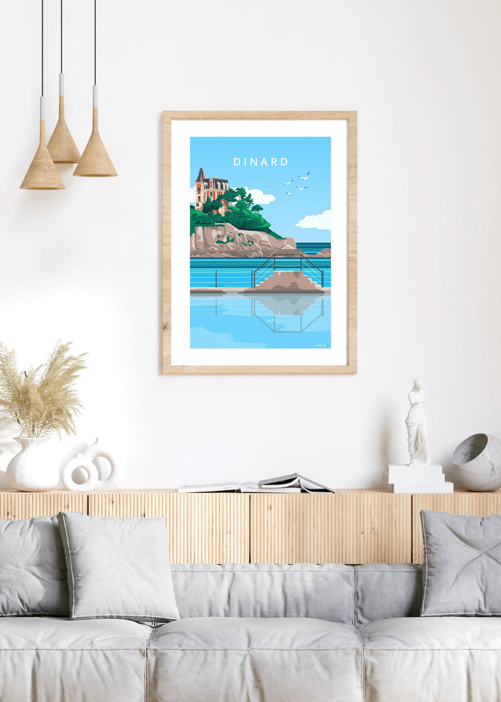 Affiche du plongeoir de Dinard