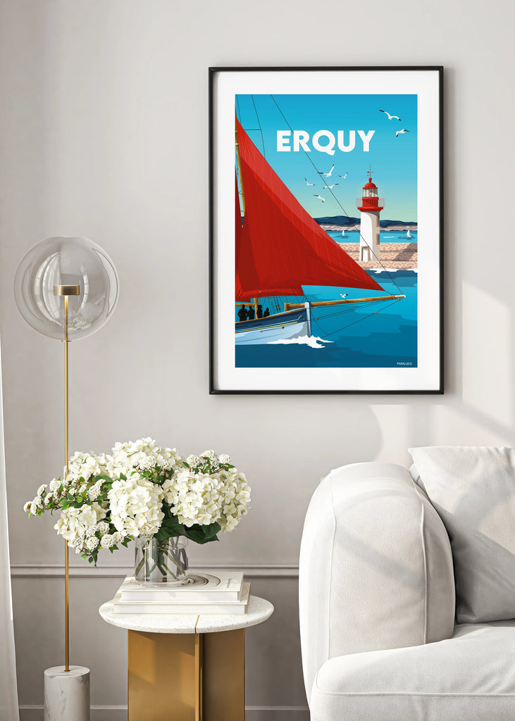 Affiche du port d'Erquy