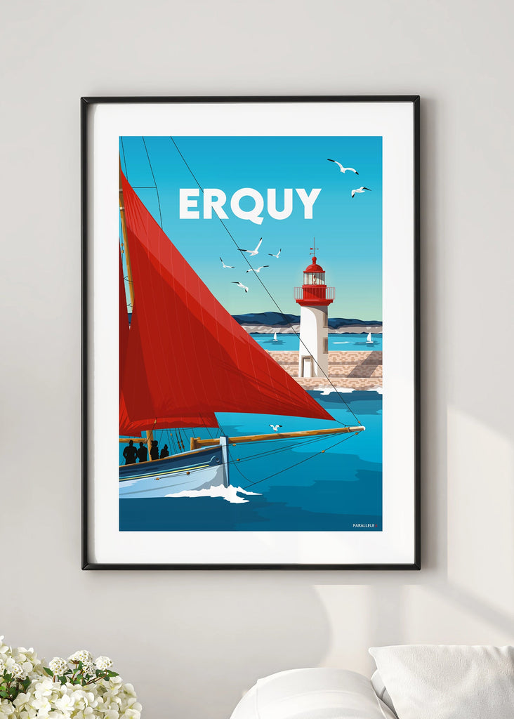 Affiche du port d'Erquy