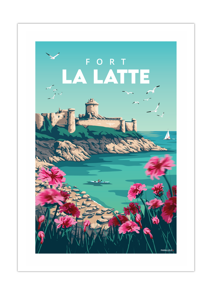 Affiche de Fort la Latte dans les Côtes-d'Armor