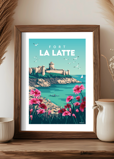 Affiche de Fort la Latte dans les Côtes-d'Armor