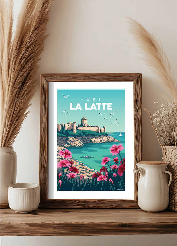 Affiche de Fort la Latte dans les Côtes-d'Armor