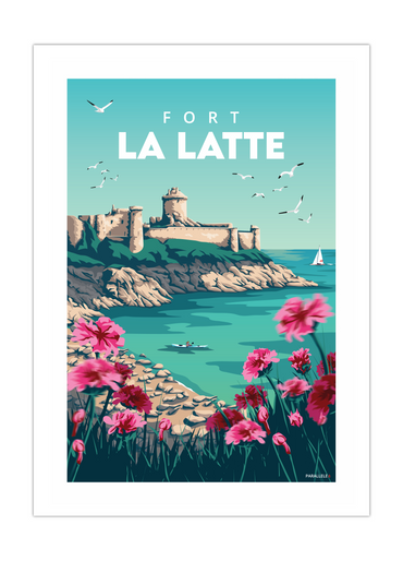 Affiche de Fort la Latte dans les Côtes-d'Armor