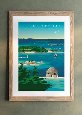 Affiche de l' Île de Bréhat