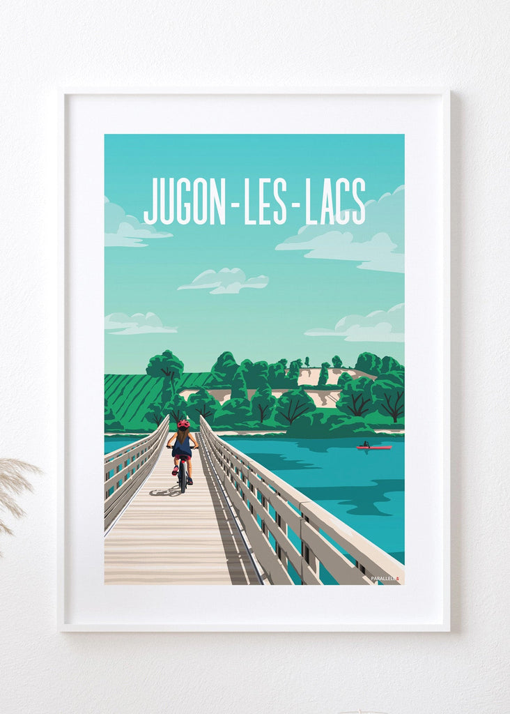 Affiche du lac de Jugon-les-lacs
