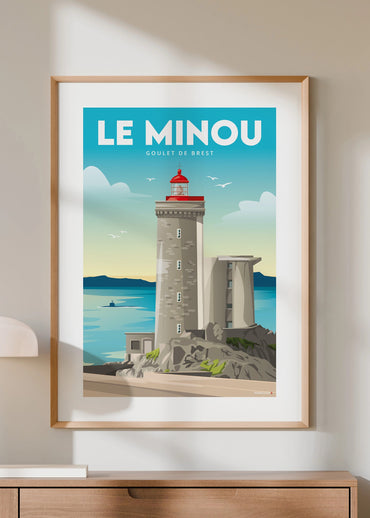 Affiche du phare du petit Minou