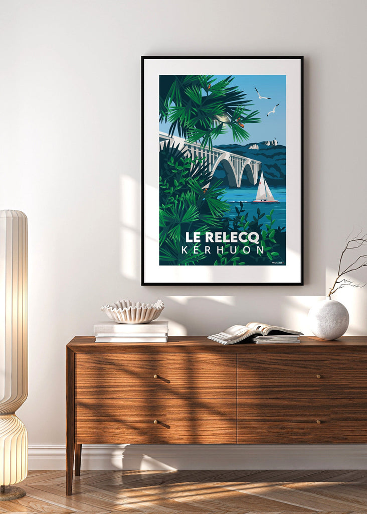 Affiche du pont de l'iroise au relecq-Kerhuon