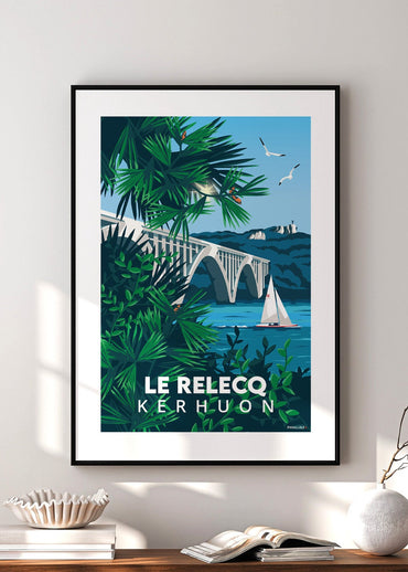 Affiche du pont de l'iroise au relecq-Kerhuon