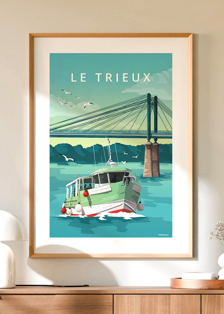 Affiche du bateau du passeur du Trieux