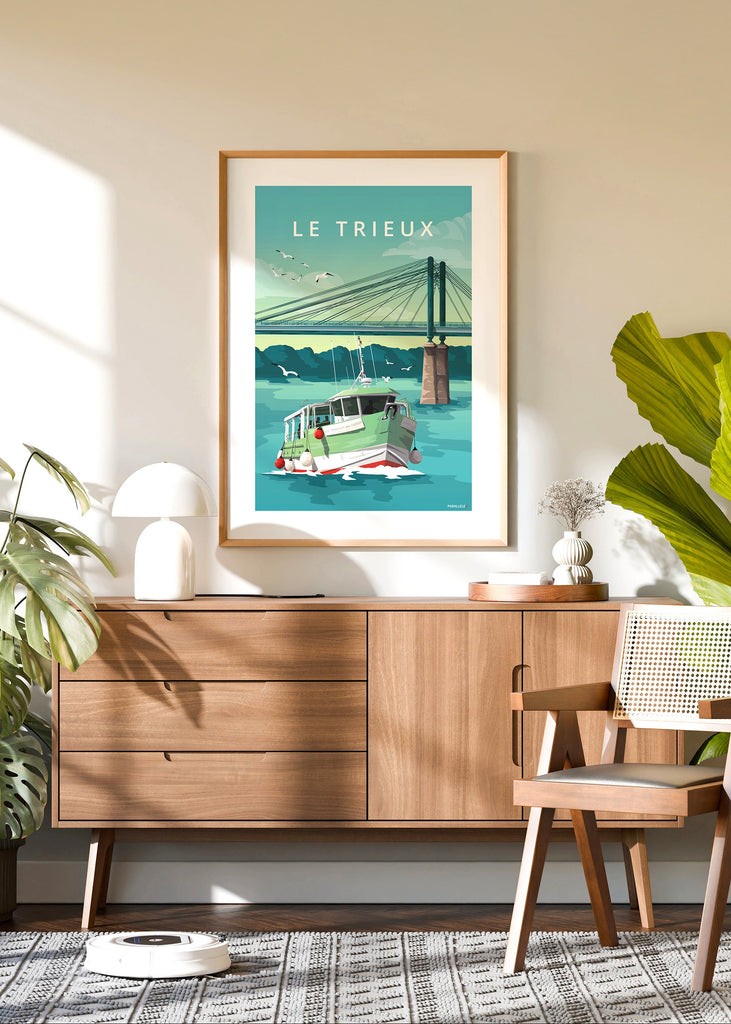 Affiche du bateau du passeur du Trieux