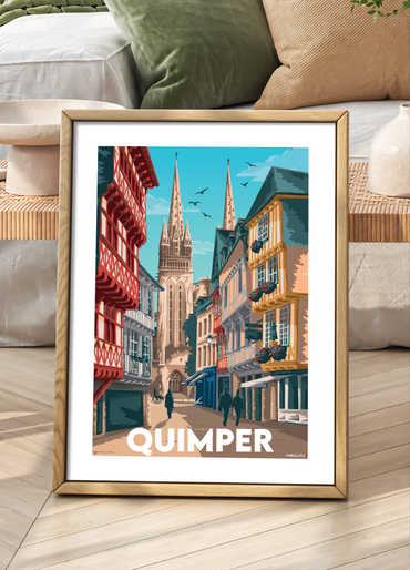 Affiche de la Cathédrale Saint-Corenthin de Quimper