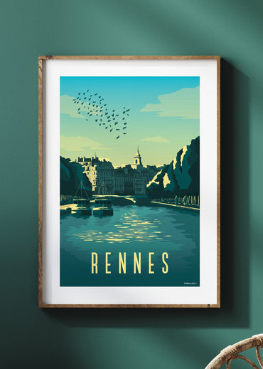 Affiche des quais de Rennes