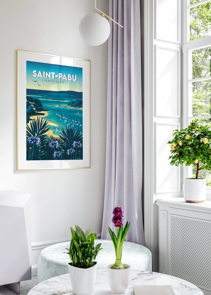 Affiche de l'Aber Benoit à Saint-Pabu