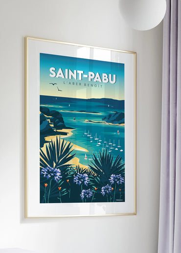 Affiche de l'Aber Benoit à Saint-Pabu