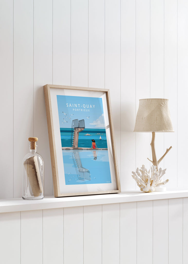 Affiche du plongeoir de Saint-Quay-portrieux
