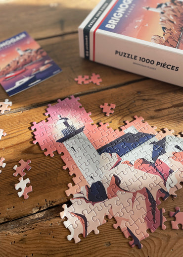 Puzzle de Brignogan-Plages fabriqué en France pour une idée cadeau