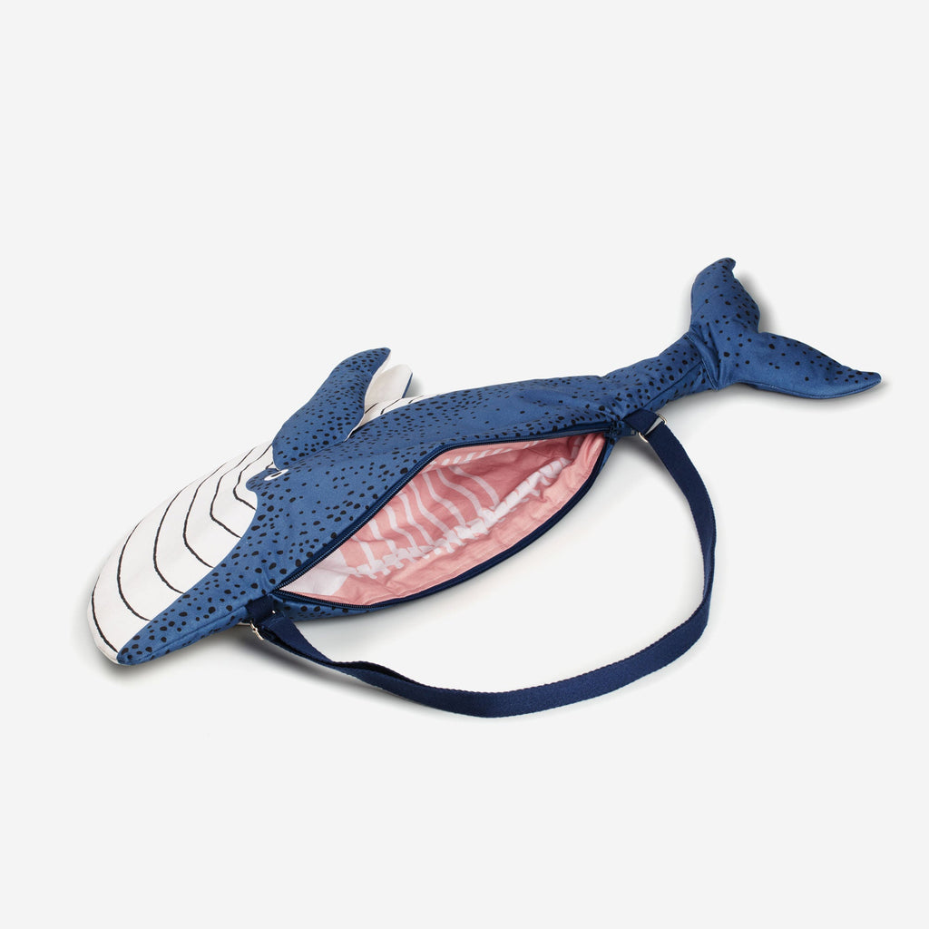 Intérieur du sac Baleine bleue Don Fisher