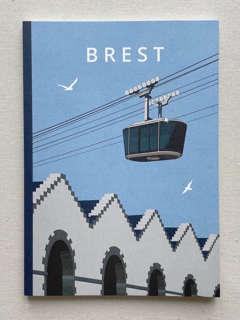 Illustration des Capucins et du téléphérique à Brest made in France