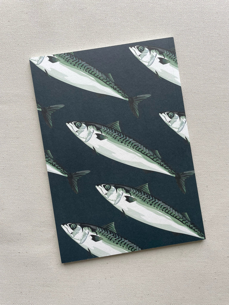 Carnet de notes A5 avec illustrations de poissons