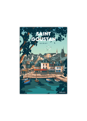 Carte postale du port de Saint-Goustan à Auray