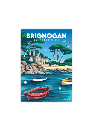 Carte postale de la Plage du Petit Nice à Brignogan