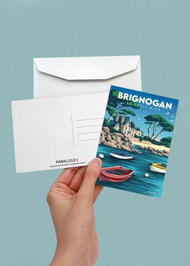 Carte postale - Brignogan (Plage du Petit Nice) - Parallèle 48