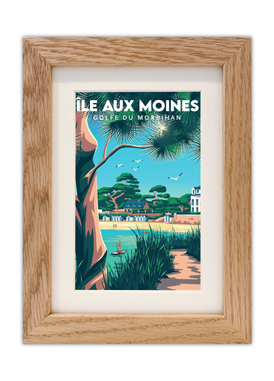 Carte postale de l'Île aux Moines dans le Golfe du Morbihan