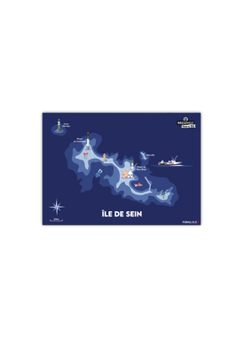 Carte postale de l'Île de Sein