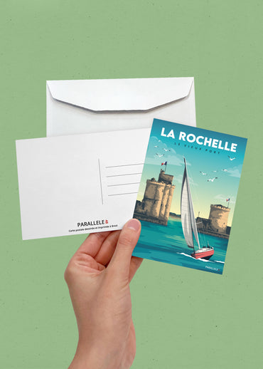 Carte postale du Vieux Port de La Rochelle